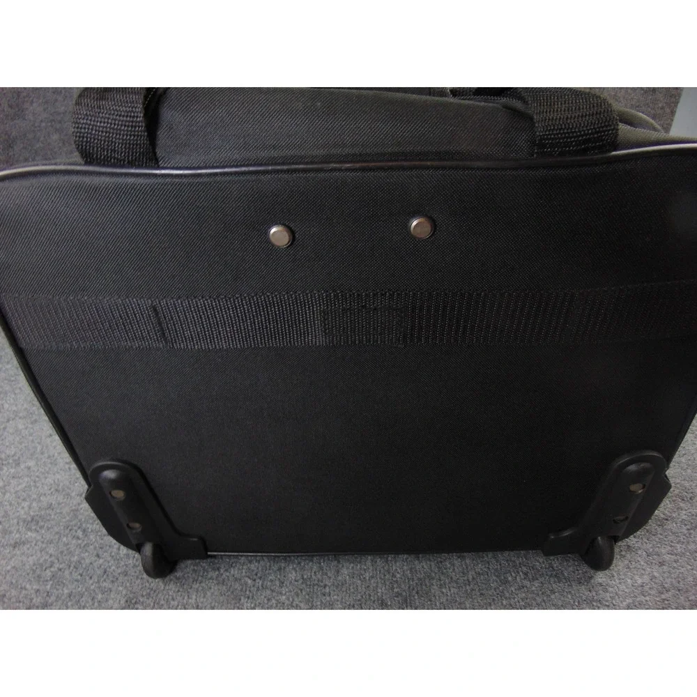 Protege Rolling Underseat Bag Mens Black Solid Travel Carry On Luggage 7117010